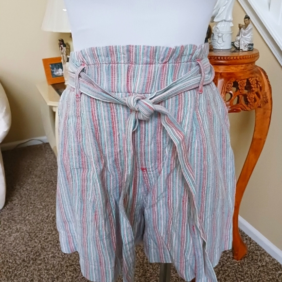 American Eagle Linen Shorts Small NWT - Picture 2 of 14